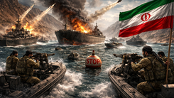 Irán amenaza con el cierre total del estrecho de Ormuz