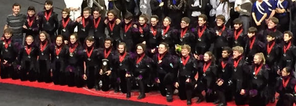 WINTER PERCUSSION TEAM EARNS SILVER MEDAL