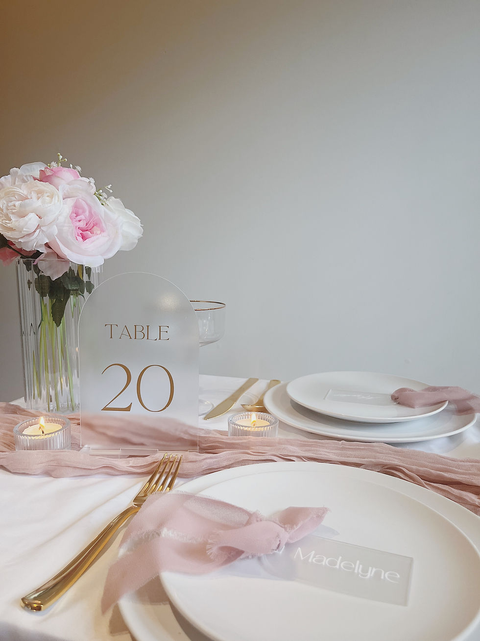 Thumbnail: Frosted Table Numbers