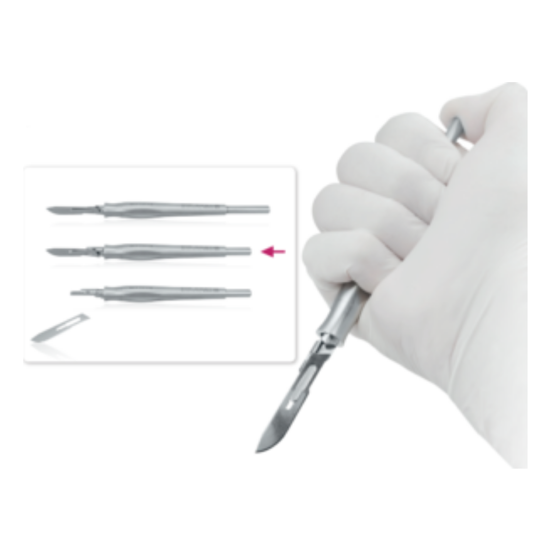 KIT de 3 manches bistouri Dr SCUTO pour lames éjectables