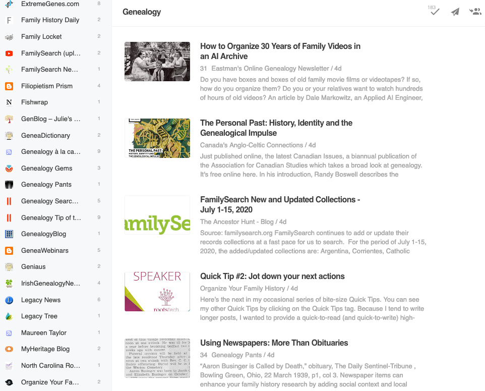 sample newsreader screen