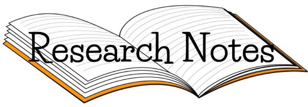 Research Notes masthead