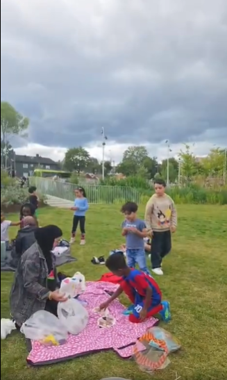 En hyggelig og sosial dag i Skårerparken