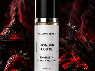 🍓🪵Scent of the Day: Crimson Oud XX by Small Batch Beard Co🪵🍓