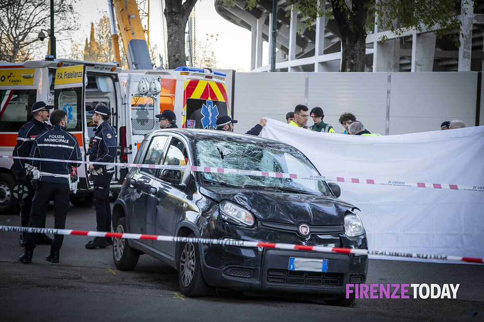 Foto dell'incidente da "FirenzeToday"