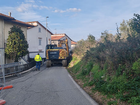 montemurlo. ALLARGAMENTO DI VIA MORECCI: INIZIATO IL SECONDO LOTTO DI LAVORI
