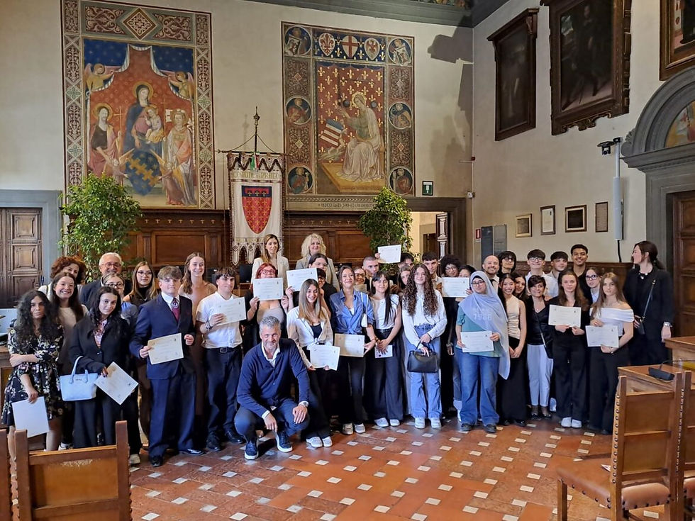 STUDENTI DEL DATINI ALLA PROVA DI RICEVIMENTO NEL CONTEST CHE RICORDA L' EX MANAGER ELENA DAVID