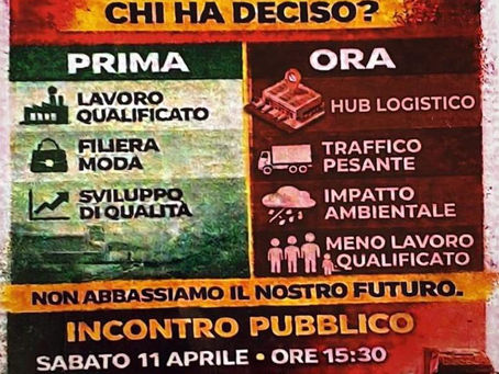 serravalle. DAL PROGETTO MODA ALL' IPOTESI HUB LOGISTICO: IL PD APRE IL CONFRONTO CON I CITTADINI