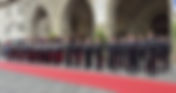PISTOIA CELEBRA IL 212° ANNUALE DELL' ARMA DEI CARABINIERI IN UNA PIAZZA DEL DUOMO GREMITA