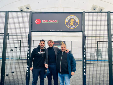 EDILCIACCI A FIANCO DELLO SPORT: E' IL MAIN SPONSOR DEL PRIMO TORNEO OPEN PADEL CLUB MONTALE
