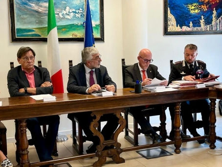 A PISTOIA RIUNITO IL COMITATO PROVINCIALE PER L'ORDINE E LA SICUREZZA PUBBLICA SU CONTROLLO DEL TERRITORIO, SICUREZZA E RIMPATRI