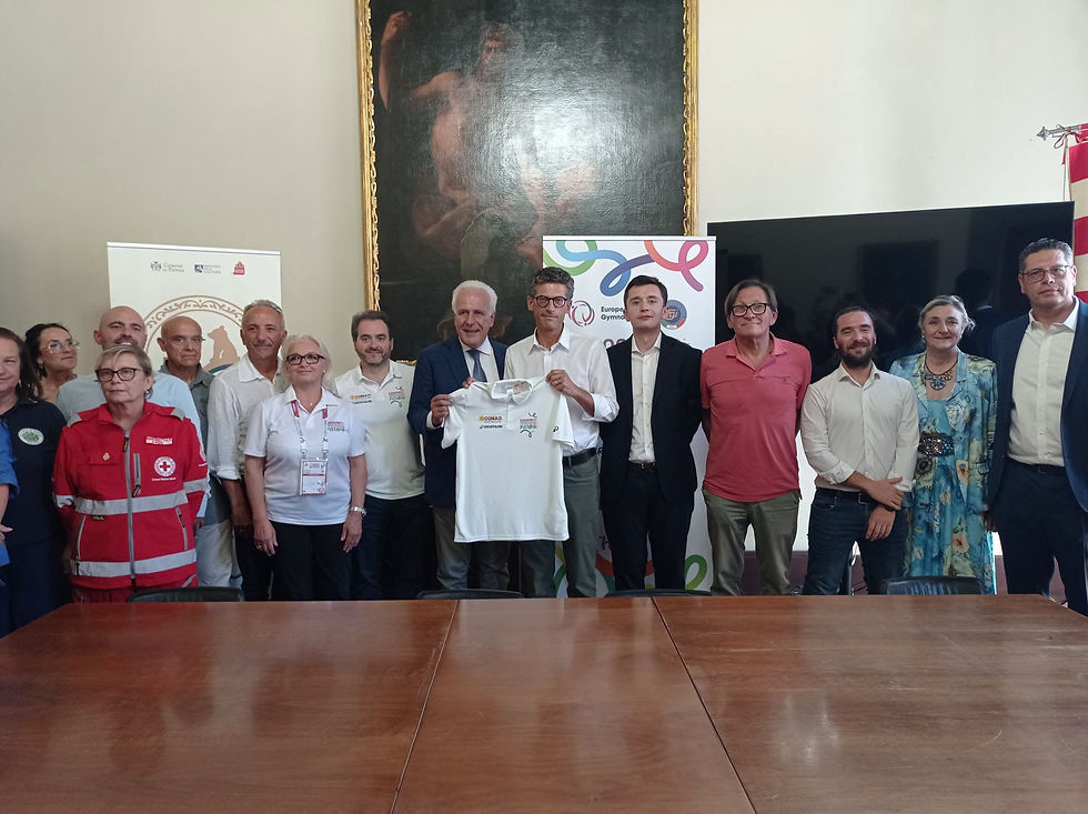 ARRIVA EUROGYM 2026: PER DIECI GIORNI PISTOIA SARA' LA CAPITALE EUROPEA DELLA GINNASTICA