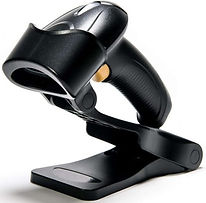 dark grey barcode scanner