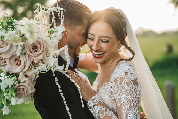 Golden Hour Bride and Groom