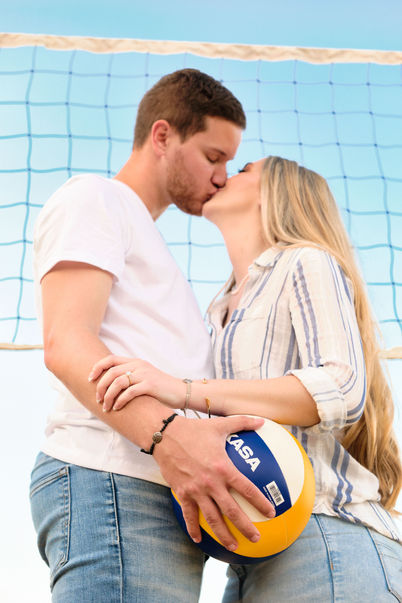 Golden Hour Engagement Shoot at Steele Hill Resort in Sanbornton, NH