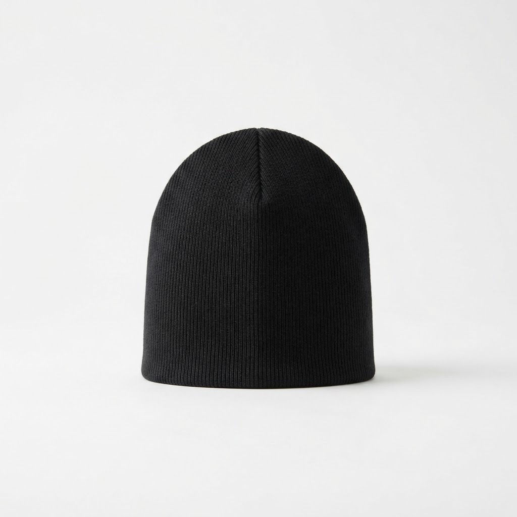 The Cuffless Ribbed Beanie