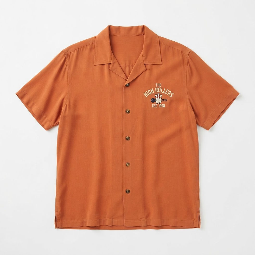The Cuban Collar Bowling Shirt
