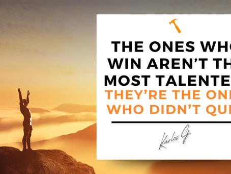 Why Most People Quit Too Soon (and How Not To)