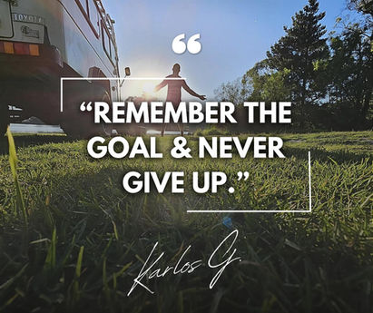 Remember the Goal: Never Give Up
