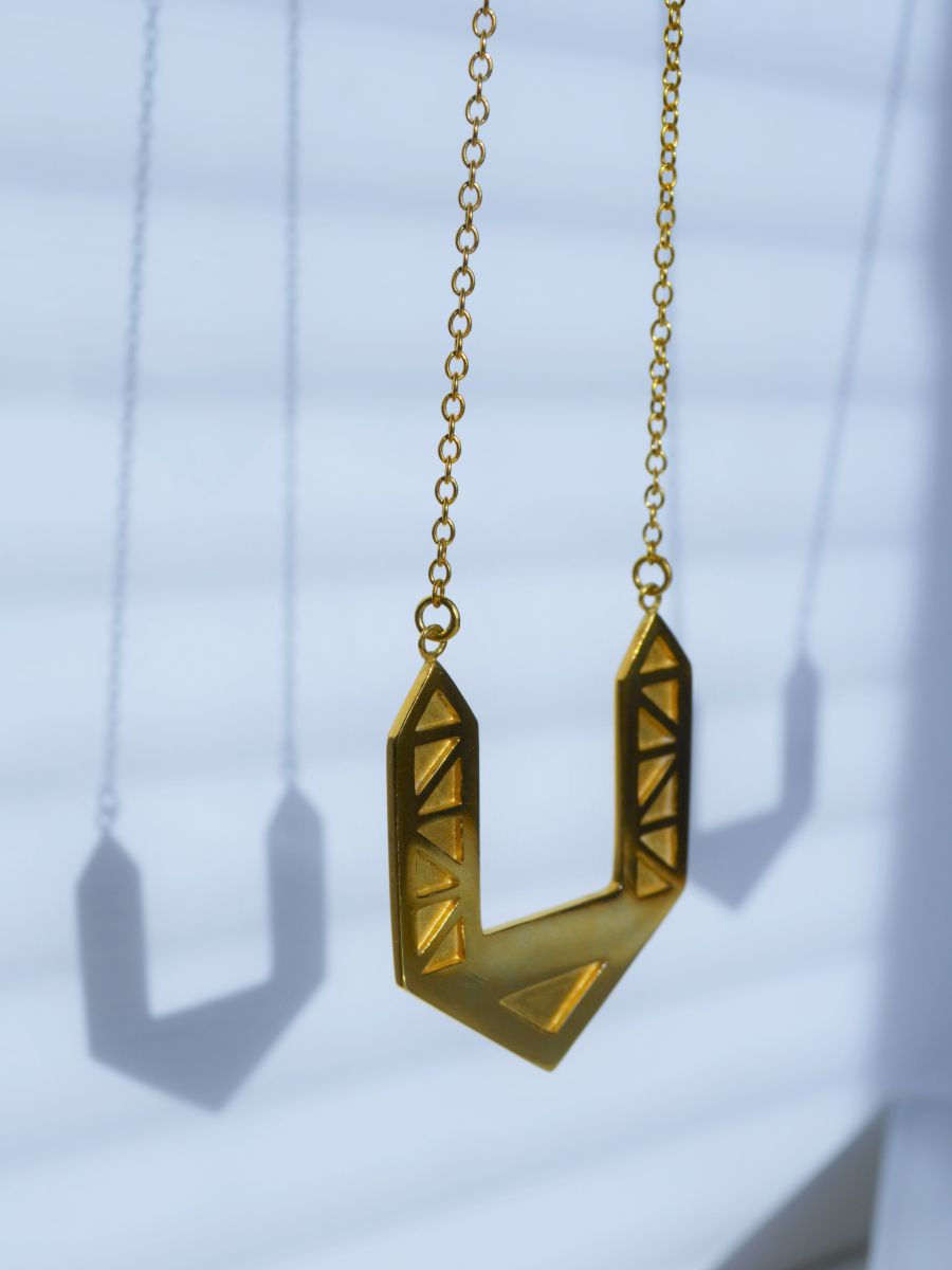 Thumbnail: gold aztec jewellery