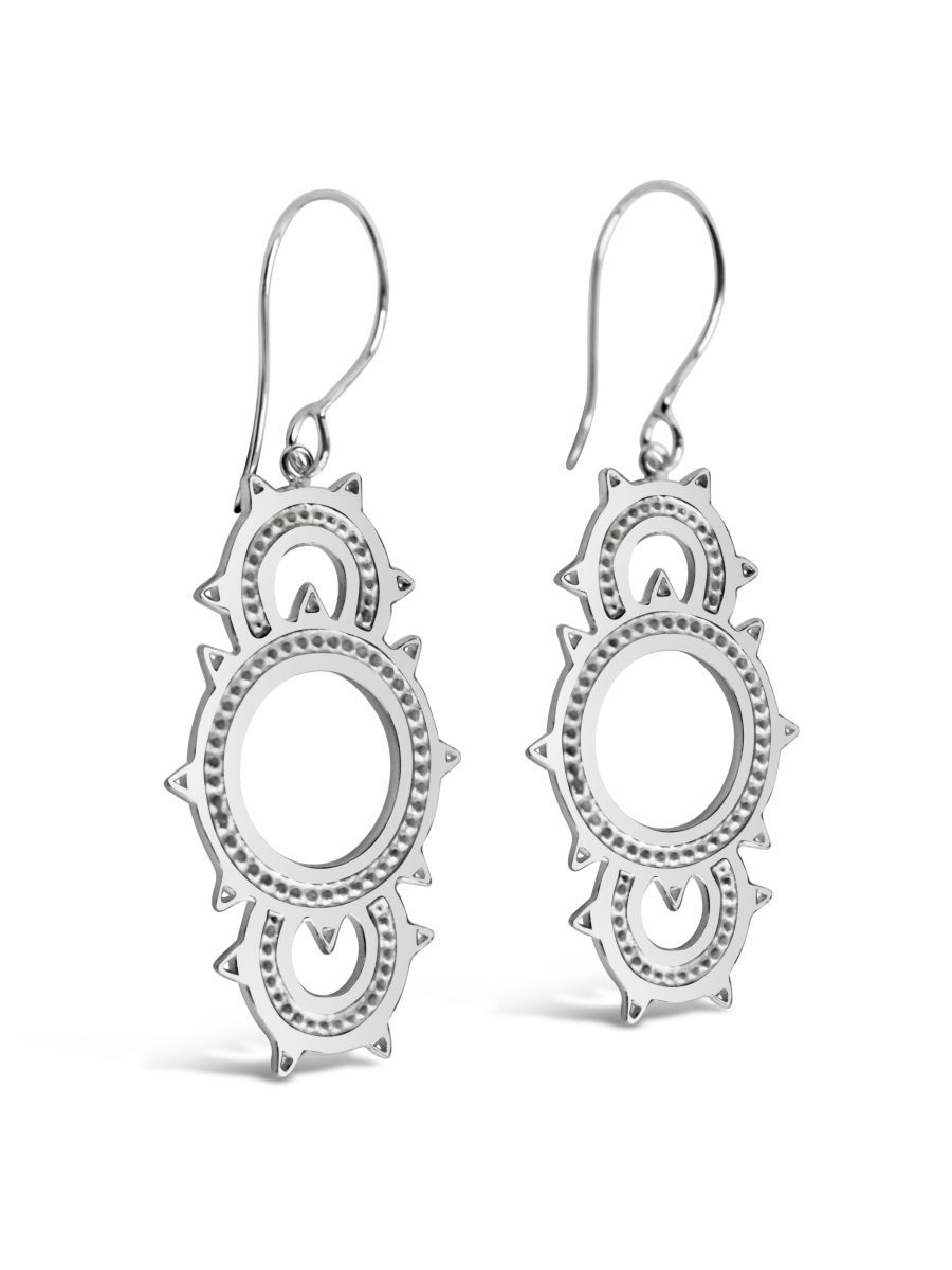 Thumbnail: unique silver earrings