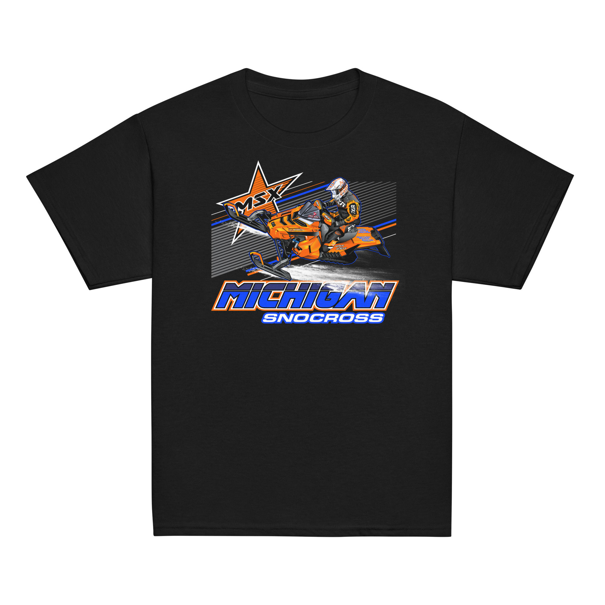 Michigan Snocross Youth classic tee - Front 