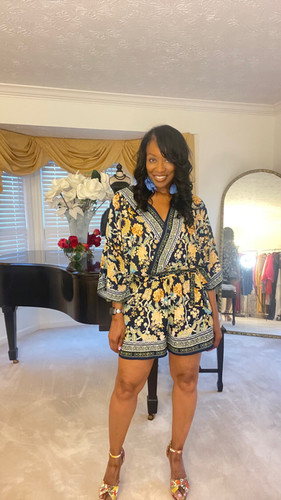 アリシアスタン　 Floral Cozy Cami Romper s Floral Cozy Cami Romper | ALEXIA STAM