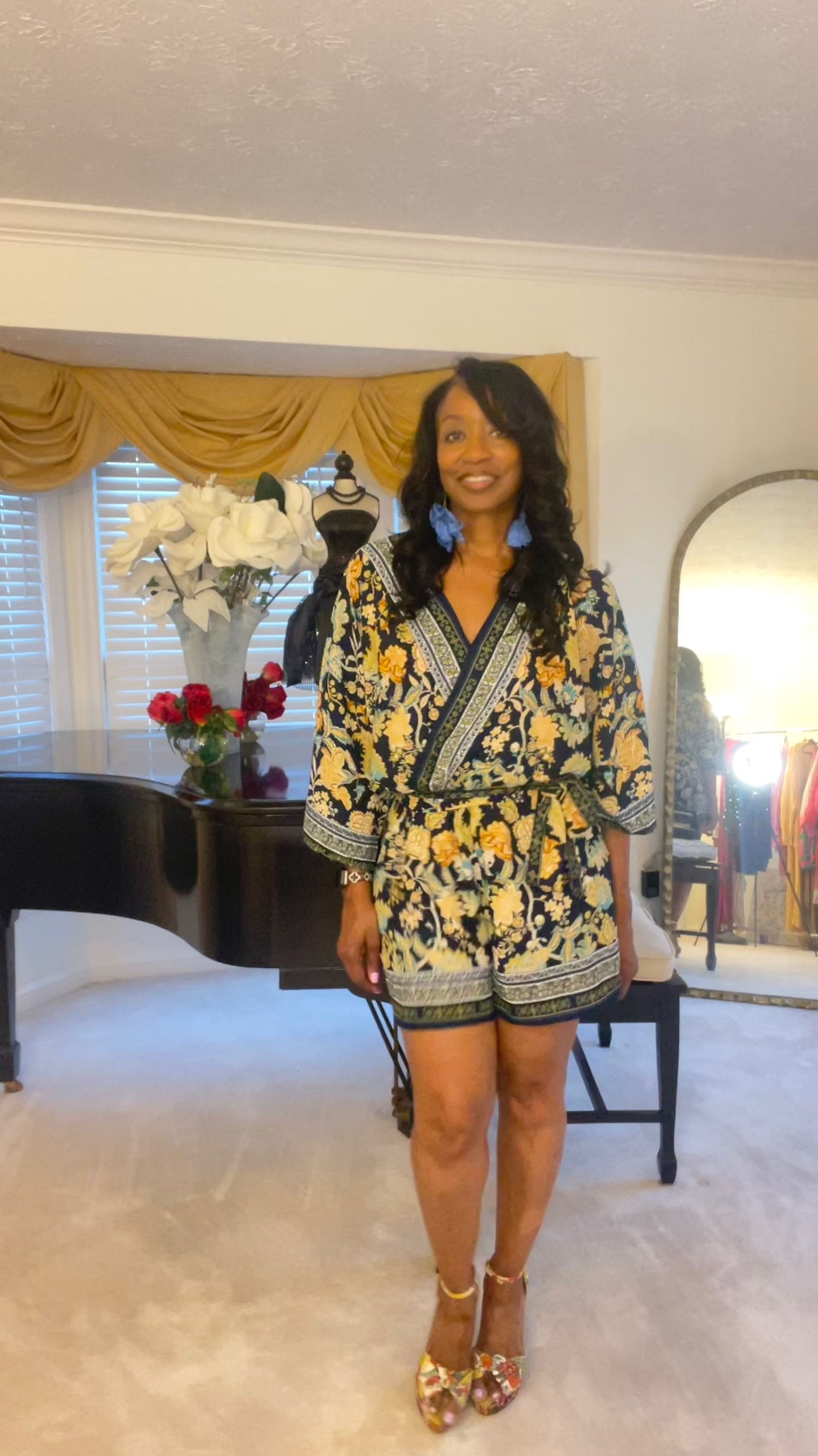 The Saneia Floral Romper