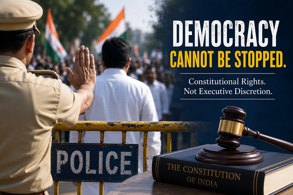 Can the Police Stop Political Leaders from Attending a Rally? Understanding the Constitutional Limits on Police Powers