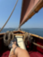 Relaxing on the Windjammer Angelique