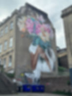 Some of the beautiful street art in Bristol.
