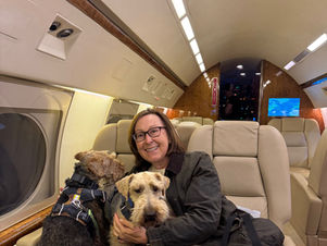 Flying on K9 Jets to London