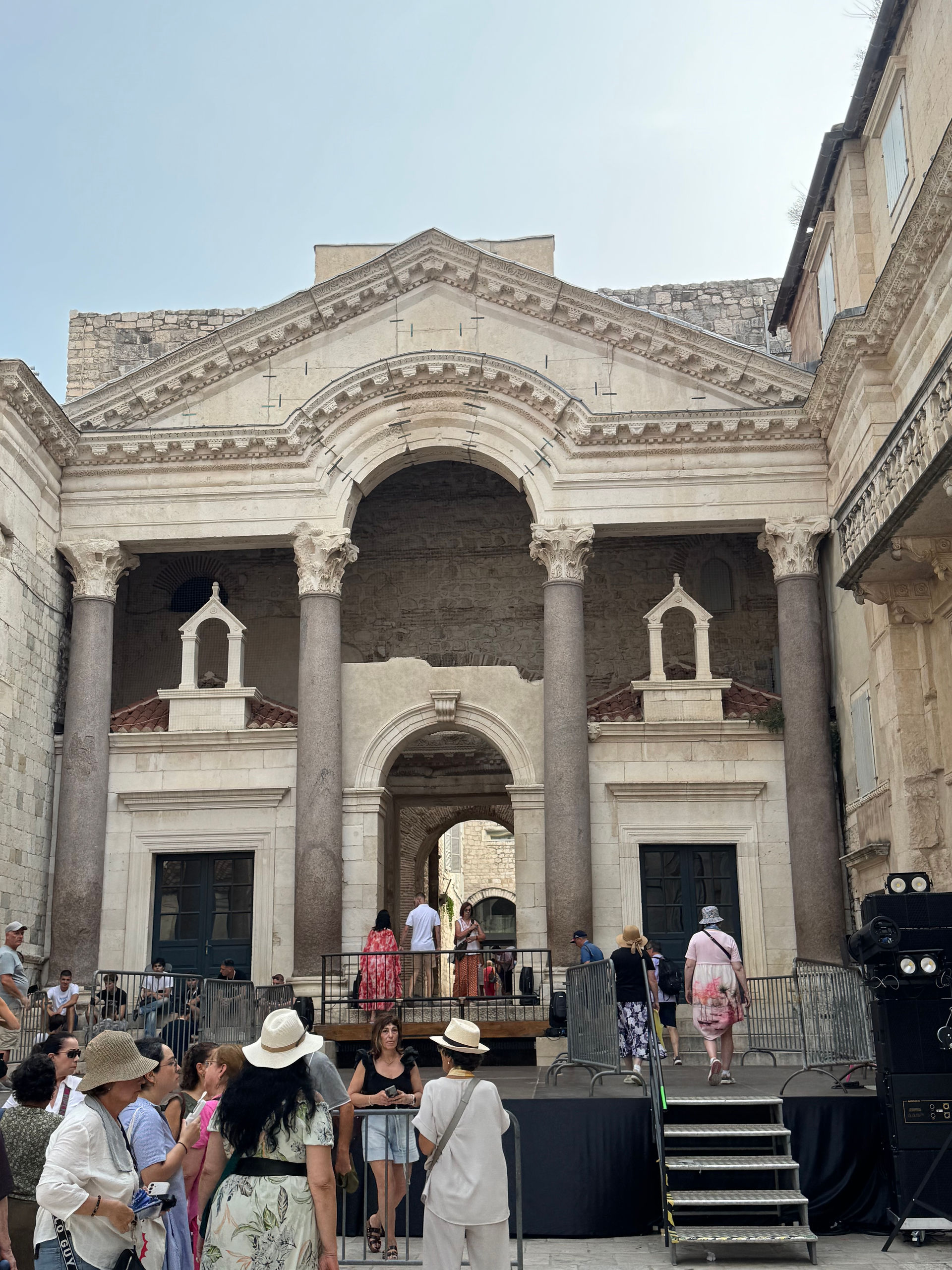 Part of Diocletian's palace.