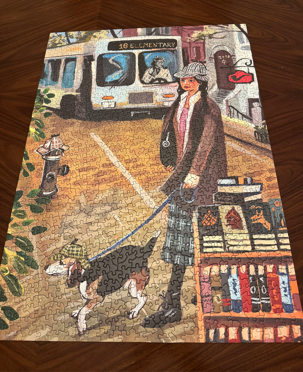 A puzzle we finished this winter.