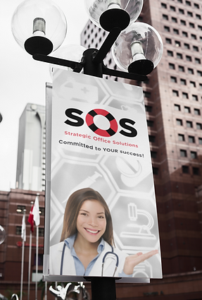 mockup-of-a-banner-sign-attached-to-a-st
