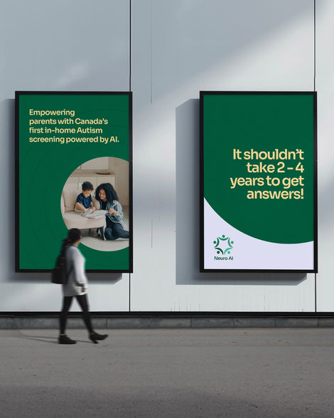 Neuro AI Advertisement Street Signage