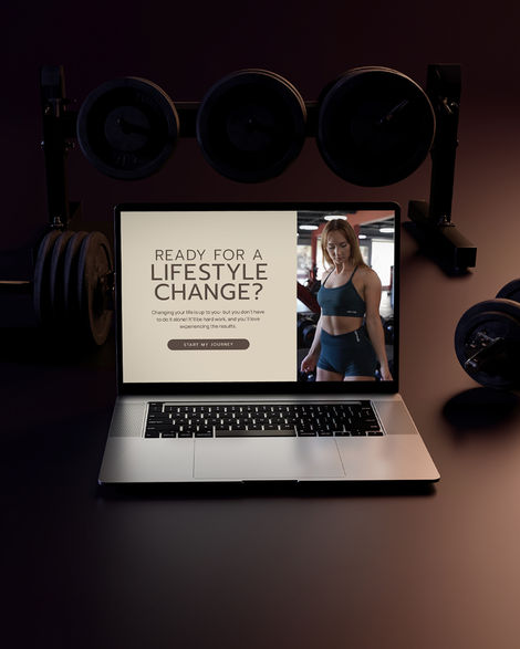 Beyond Her Physique Landing Page