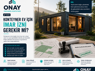 Konteyner Ev İçin İmar İzni Gerekir mi?