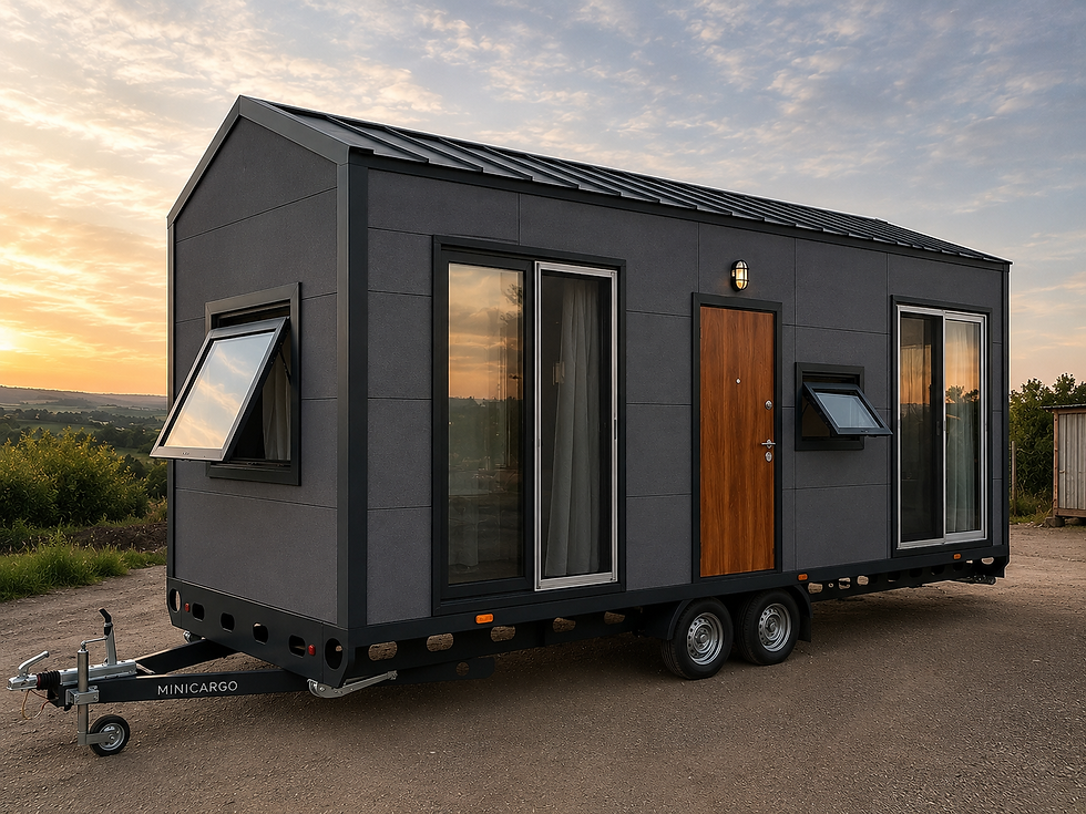 Küçük resim: 2+1 Tiny House | 250x800 Römorklu, Karavan Ruhsatlı (O2 Belgeli)