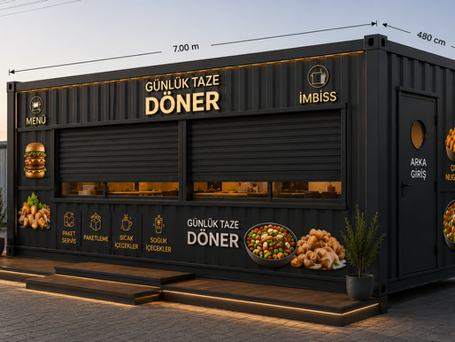  Kafe Konteyner ile Hayalinizdeki İşletmeyi Kurun
