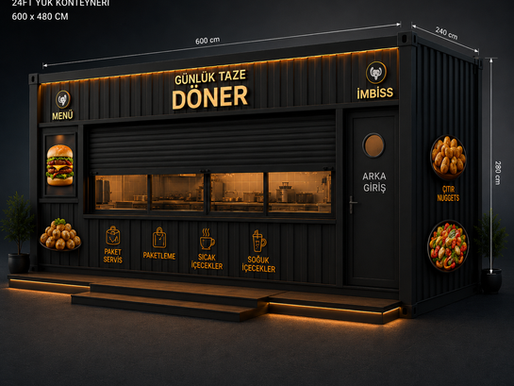 Modern ve Karlı İşletme Çözümü: Kafe Konteyner