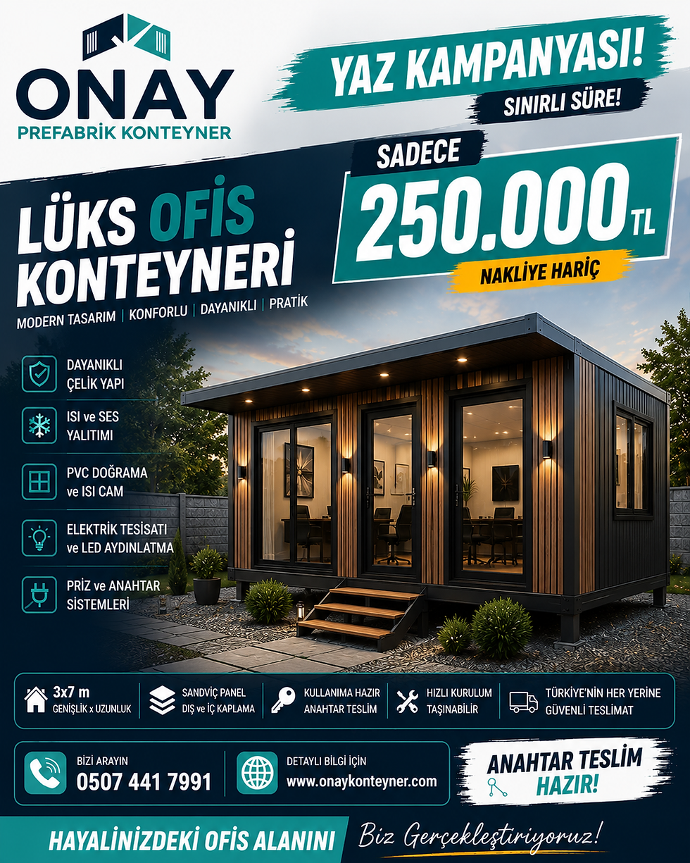 Konteyner Ev Alırken Dikkat Edilmesi Gereken 15 Önemli Nokta