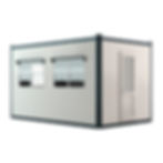 Şantiye ve fabrika girişleri için ergonomik güvenlik kabini, iç aydınlatmalı