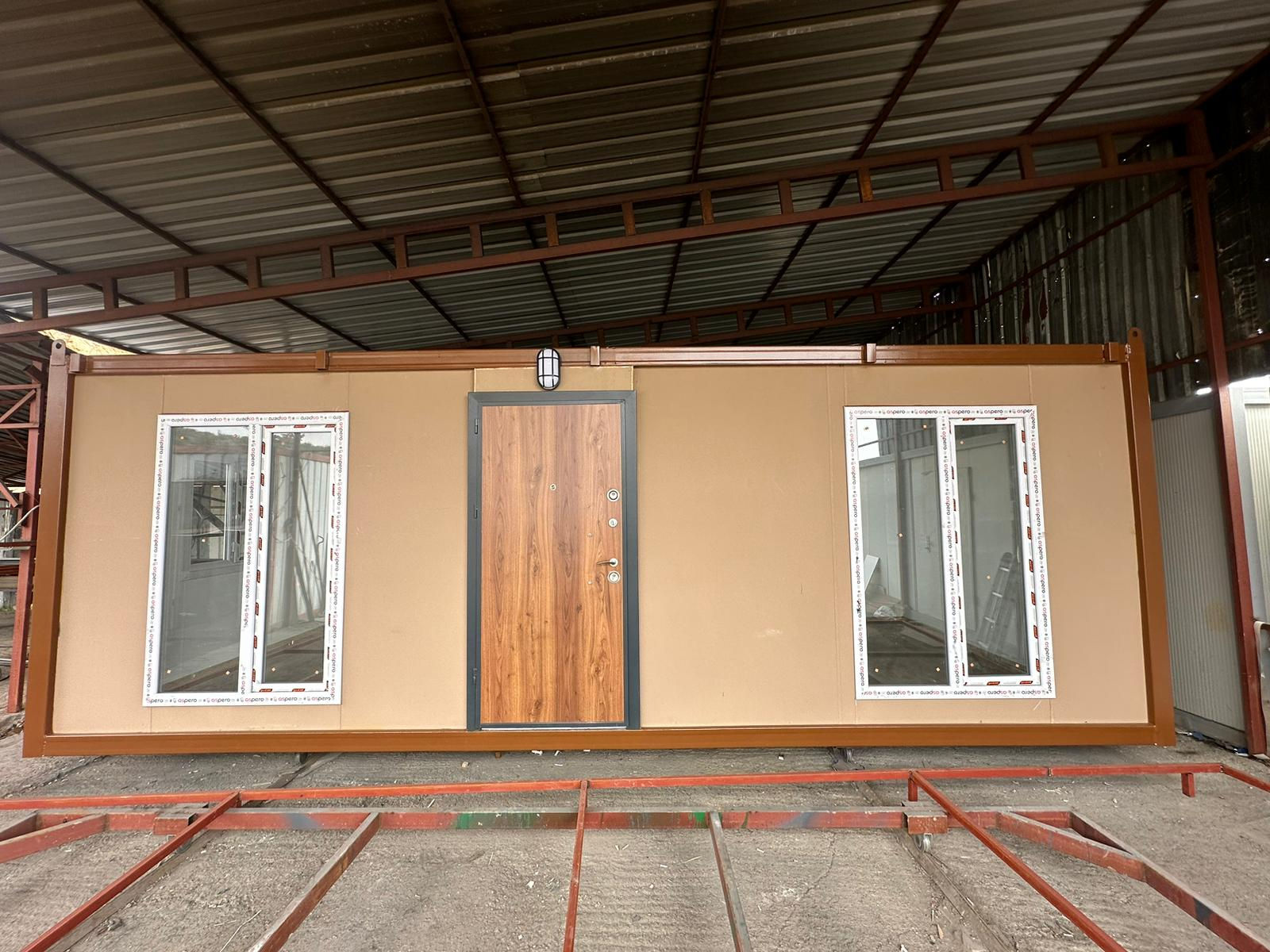 Betopan kaplama ev konteyner – Modern tasarım, dayanıklı yapı ve taşınabilir yaşam alanı.