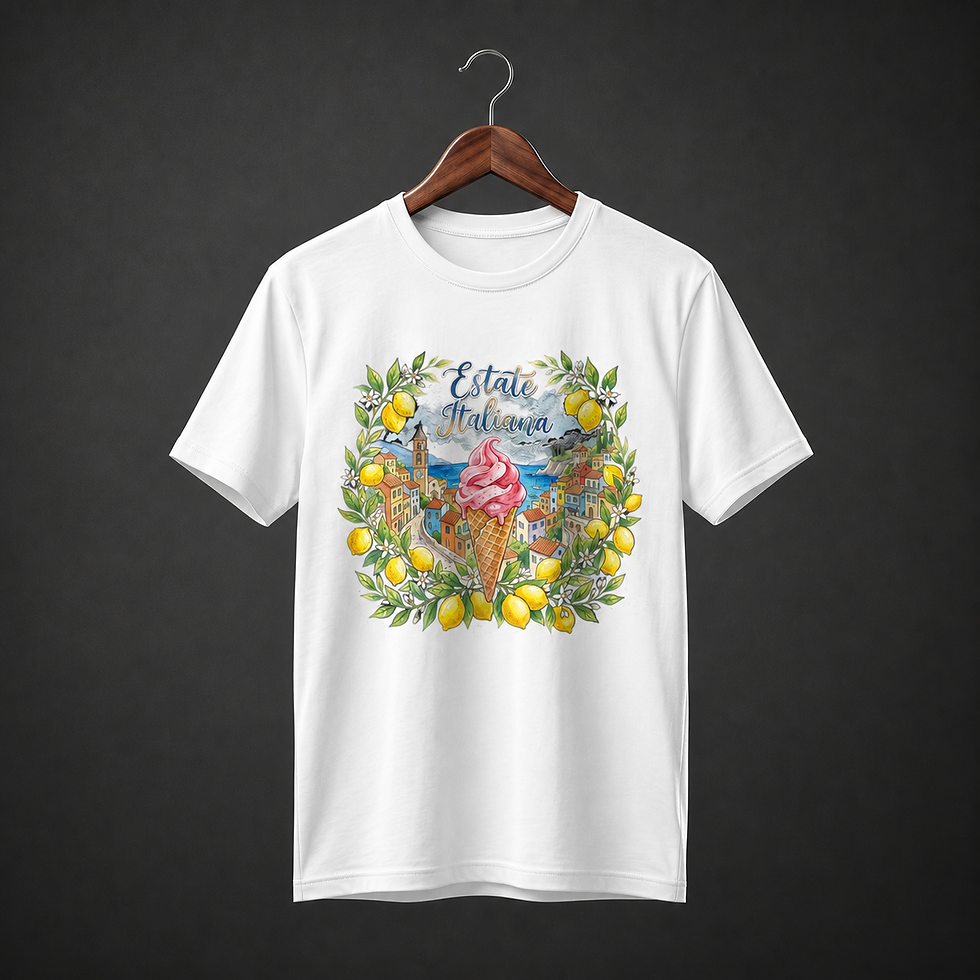 Thumbnail: Estate Italiana Oversized Graphic T-Shirt