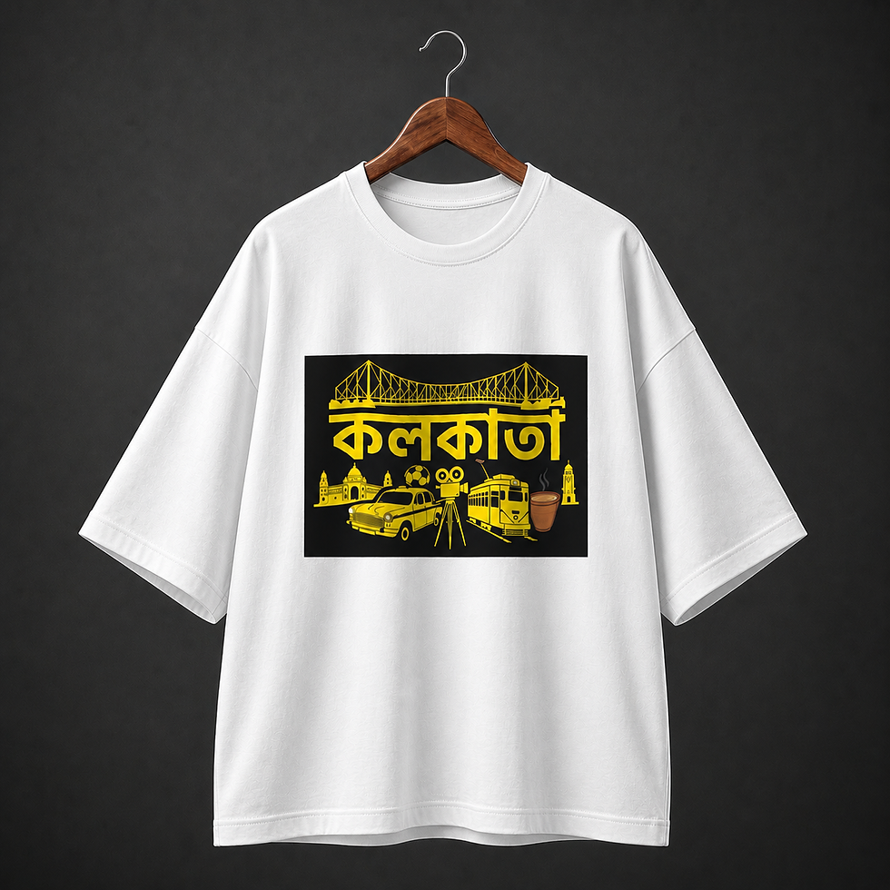 Thumbnail: Legacy of Kolkata — Iconic Cityscape Tee