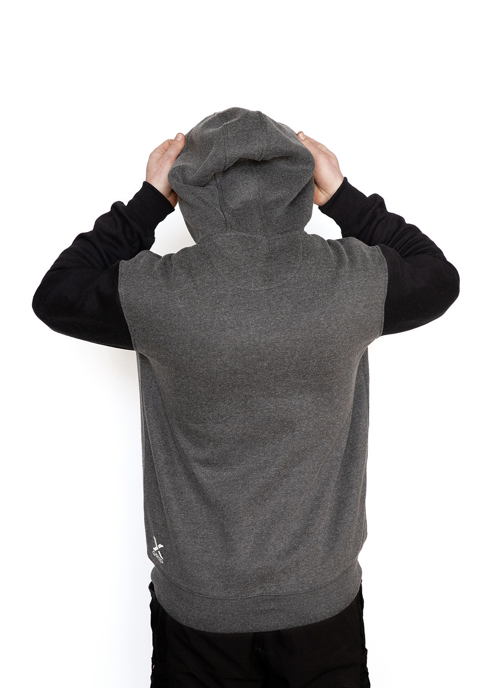 Miniaturbild: X-GRIP ZIP-Hoodie schwarz/grau