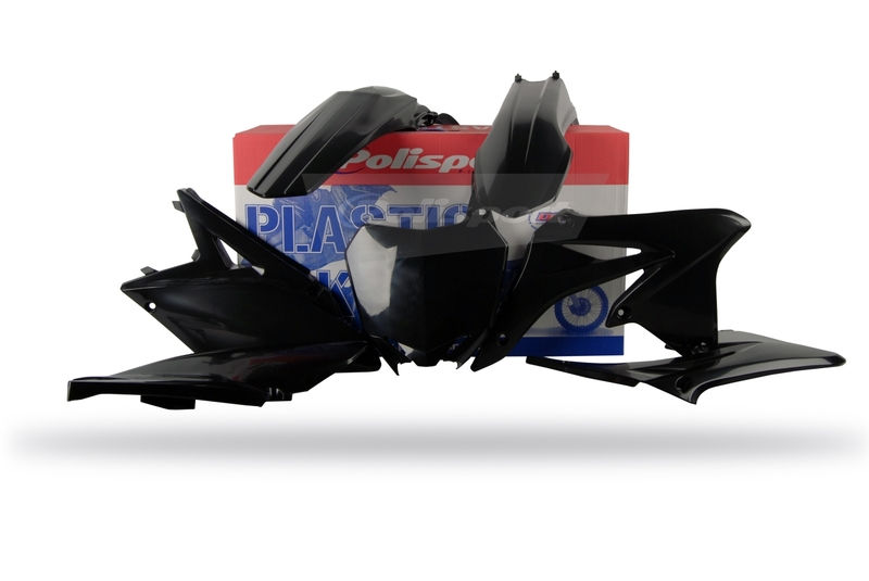 POLISPORT Kompletter Plastiksatz schwarz - Suzuki RMZ250