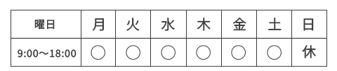 診療日時