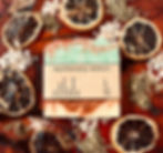 Frosted Grapefruit Mint Soap Bar premium handcrafted soap with bright grapefruit and cooling mint fragrance